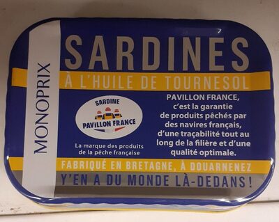 Sardines à l'huile de tournesol