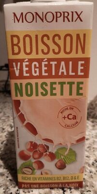 Boisson végétale noisette