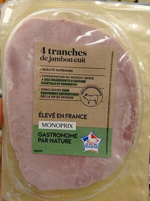 Jambon cuit qualité supérieur