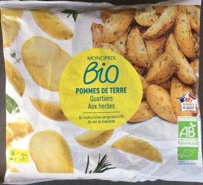 Quartiers aux herbes pommes de terre bio