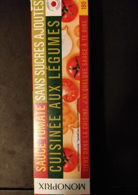 Sauce Tomate Cuisinée aux Legumes
