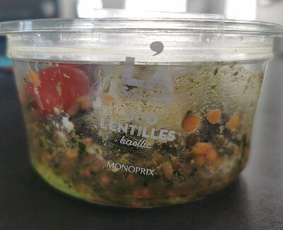 Salade de lentilles basilic