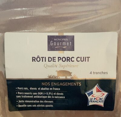 Rôti de porc cuit