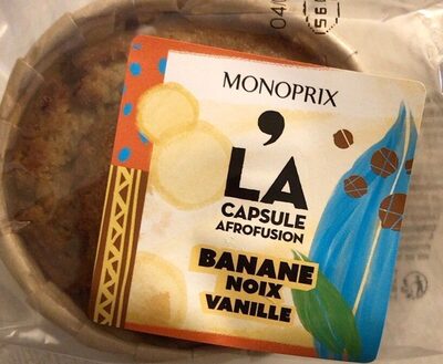 ‘LA CAPSULE afrofusion banane vanille noix