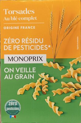 Torsades au blé complet