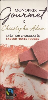 Création chocolatée saveur fruits rouges