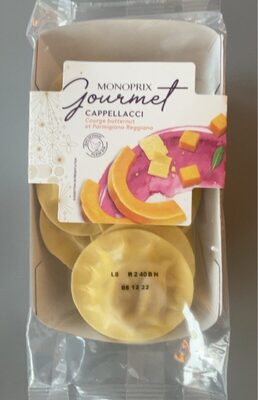 Cappellacci Courge butternut et Parmigiano Reggiano