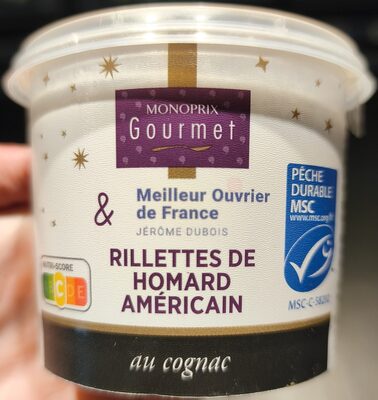 Rillettes de homard américain au cognac
