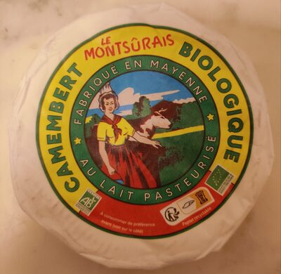 Camembert au lait pasteurisé Bio