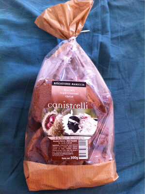 Biscuits Canistrelli a la farine de chataigne