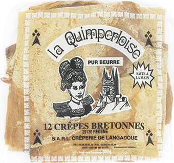 Crêpes Froment La Quimperloise, Faîches Fait Mains x12