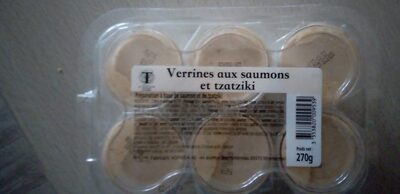 Verrines aux saumon et tzatziki