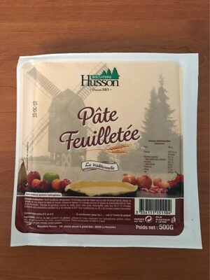 Pate feuilletee artisanale HUSSON, bloc de