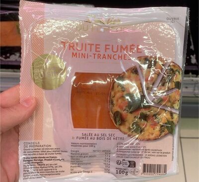 Truite fumée mini tranches