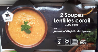 Soupe lentilles corail
