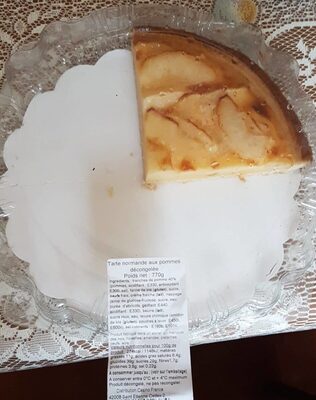 Tarte normande aux pommes decongelée