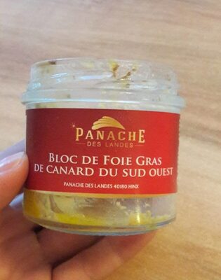 Bloc de foie gras de canard du sud ouest