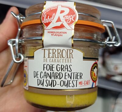 Foie gras de canard entier du Sud-Ouest mi-cuit