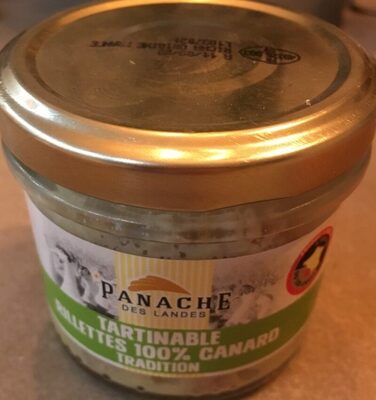 Tartinade de rillettes de canard