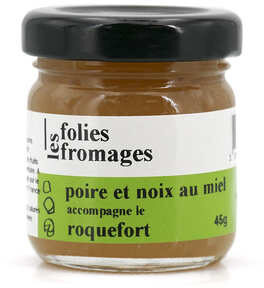 Les Folies Fromages - Poire et noix au miel