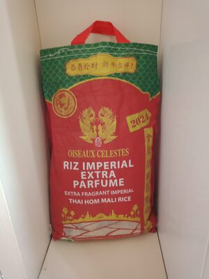 Oiseau céleste Riz imperial extra parfum extra fragrant imperial Thai Hom Mali rice