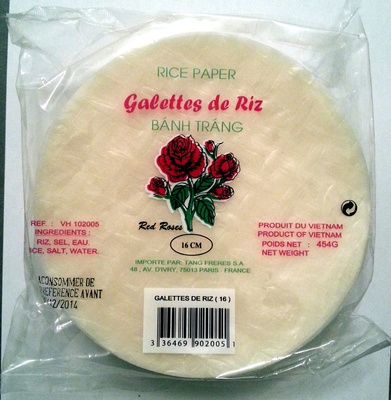 Galettes de riz