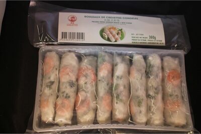 Rouleaux De Printemps Aux Crevettes Congeles
