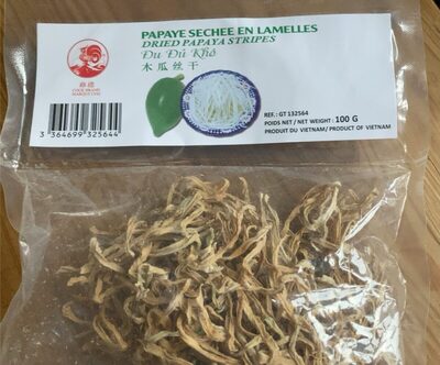 Papaye sechee en lamelles