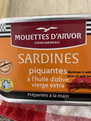 Sardines piquantes à l'huile d'olive vierge extra
