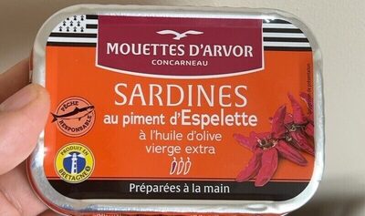 Sardines au piment d’Espelette