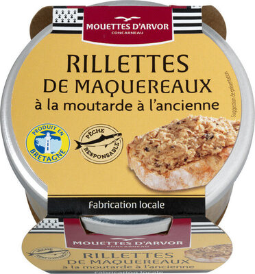 Rillettes de maquereaux à la moutarde à l’ancienne