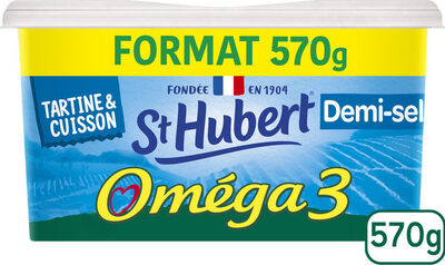 St hubert omega 3 570g demi-sel