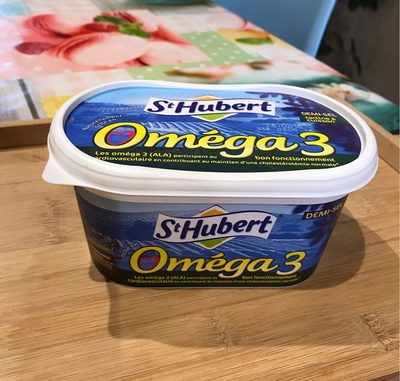 Matière grasse à tartiner omega 3 demi-sel