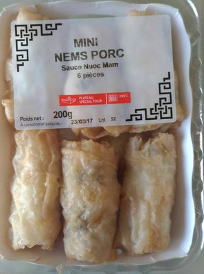 Mini nems porc + sauce nuoc mam