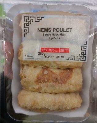 Nems Poulet sauce Nuoc Mam