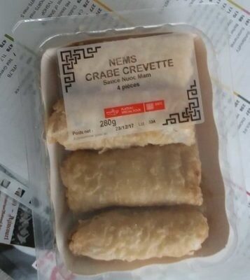 Nems Crabe Crevette