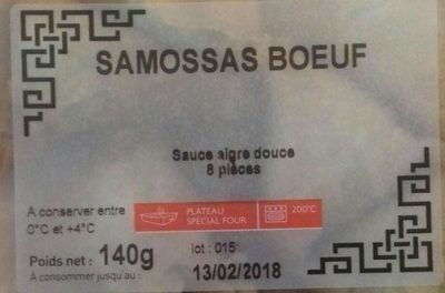 Samoussa boeuf