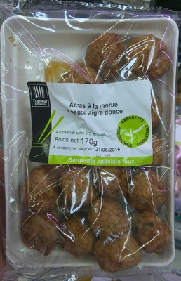 Acras à la morue + Sauce aigre douce