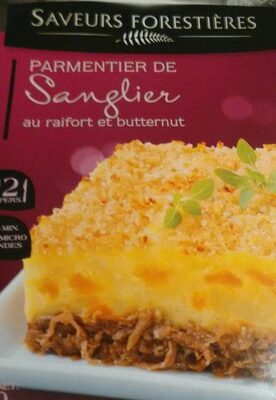 Parmentier de Sanglier au raifort et butternut