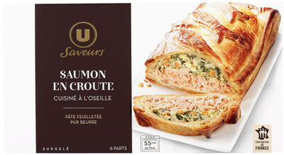 Saumon en croûte cuisiné à l'oseille surgelé , 700g