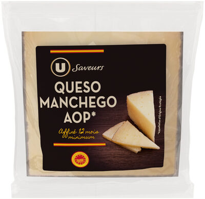 Queso manchego AOP affiné 12mois 38%mg, portion 150g