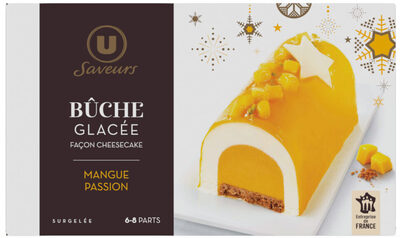 Bûche glacée façon cheesecake mangue passion Saveurs