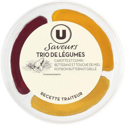 Trio de légumes: betterave, carotte, potiron