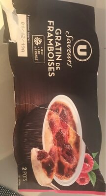 Gratin de framboises 2x90g