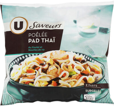 Poêlée pad thai au poulet et nouilles de riz 600g