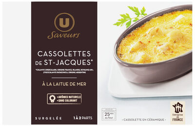 Cassolette de Saint Jacques surgelée , 300g