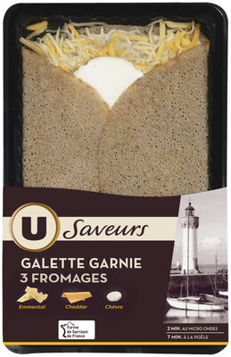 Galette garnie 3 fromages 195g
