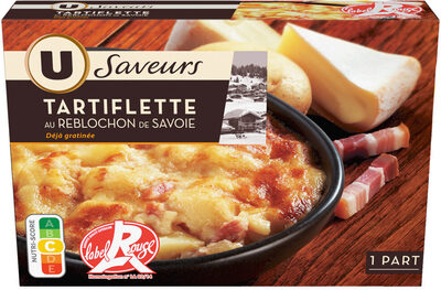 Plat cuisiné individuel Tartiflette au reblochon de Savoie Label Rouge, 300g