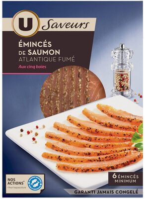 Emincés de saumon aux 5 baies