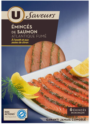 Emincés de saumon à l'aneth et saveur citron